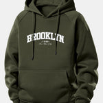 Brooklyn Print Drawstring Hoodie