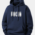 Focus Print Relax Fit Hoodie