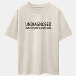 Funny Slogan Print Drop Shoulder Oversize T-Shirt
