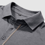 Men's business casual lapel short-sleeved polo