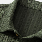 Wheat Ear Jacquard Polo Shirt