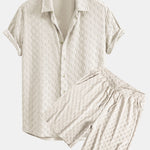 Checkerboard Terry Shirt & Shorts