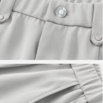 Slim Fit Cropped Tapered Pants