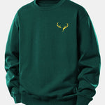 Reindeer Print Relax Fit Sweatshirt