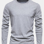 Basic Long Sleeve Cotton T-Shirt