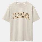 Paisley California Print Drop Shoulder Oversize T-Shirt