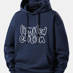 Limited Edition Print Relax Fit Hoodie