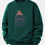 Chicago Bear Print Relax Fit Sweatshirt