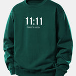 11:11 Print Relax Fit Sweatshirt