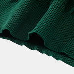 Stripe Jacquard Knit Polo Shirt