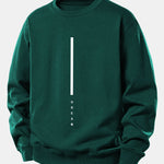 Dream Stripe Print Relax Fit Sweatshirt