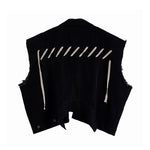 Denim Sleeveless Vest Jacket