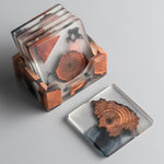 Pine Prism Coaster Set