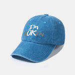 I'm Broken Print Washed Baseball Cap