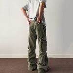 American Vintage Flared Multi-pocket Overalls