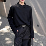Padded Shoulder Collar Sweatshirt