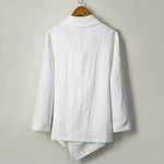 Cotton And Linen Mid-length Top