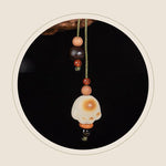 Buddha Stones Lightning Strike Wood Bodhi Seed Cat Paw Claw Auspiciousness Protection Tassel Bracelet