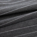 Womenâ€˜s Vertical Striped Wide-leg Cropped Trousers