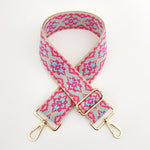 Buddha Stones Multicolor Embroidered Shoulder Bag Straps