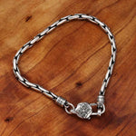 Buddha Stones Tibetan Double Dorje Om Mani Padme Hum Buddha Swastika Vajra Strength Bracelet