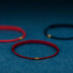 FREE Today: Keep Positive Golden Bead Braided String Lucky Bracelet Anklet