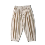 Summer Wide-Leg Crop Pants