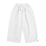 Japanese Retro Zippered Pocket Wide-Leg Pants