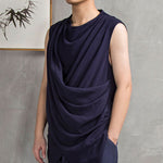 Summer Cotton Linen Sleeveless Vest