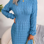 Zeagoo Women's Casual Twist Woven Sweater Dress