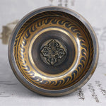 Buddha Stones Tibetan Meditation Bowl for Healing and Mindfulness Om Mani Padme Hum Singing Bowl