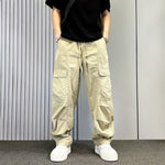 American Loose Straight Wide-leg Scimitar Overalls