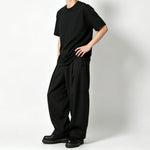 High-Waisted Loose-Fit Straight-Leg Pants