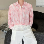 Smudge Long Sleeve Casual Shirt