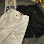 Wide-leg Casual Cotton Shorts