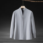 Vintage V-neck Cardigan Shirt