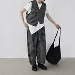 Women's Loose-Fit Striped Vest