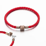 Buddha Stones Vintage Leather Rope Luck Braid String Bracelet