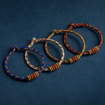 Buddha Stones Tibet Handmade Chinese Zodiac Natal Buddha Luck Strength Braided String Bracelet