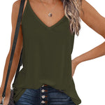 V Neck Camisole Tank Top- S-XXL - Zeagoo (Us Only)