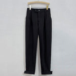 Casual Slim-Fit Cropped Trousers