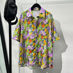 Oil Painting Design Loose Casual Shirt