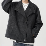 Vintage Twill Loose Woolen Jacket