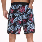 2 In 1  Leaf Print Swim Shorts