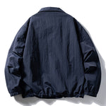 Japanese Retro Loose Casual Collared Coach Jacket