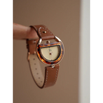 Deco Arc Leather Watch