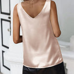 Zeagoo Women 2023 Silk Satin Tank Top