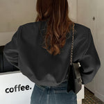 Zeagoo Women Bomber Jacket Casual Button Down Shackets
