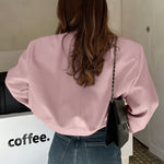 Zeagoo Women Bomber Jacket Casual Button Down Shackets