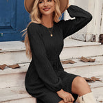 Zeagoo Women's Casual Knit Sweater Dress with Pockets